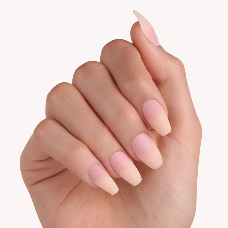 Essence nails in style Finger nails Pink, White Pattern 12 pc(s)