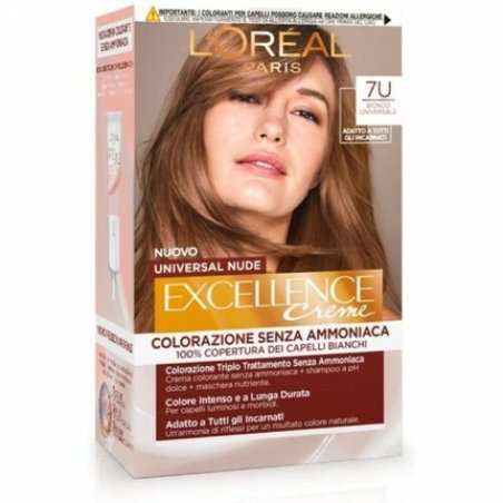 L'Oreal Paris Excellence Universal Nude Hair Dye N. 7U Universal Blonde