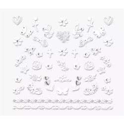 Essence todays mood: cute! nail stickers 44 pc(s) Silver