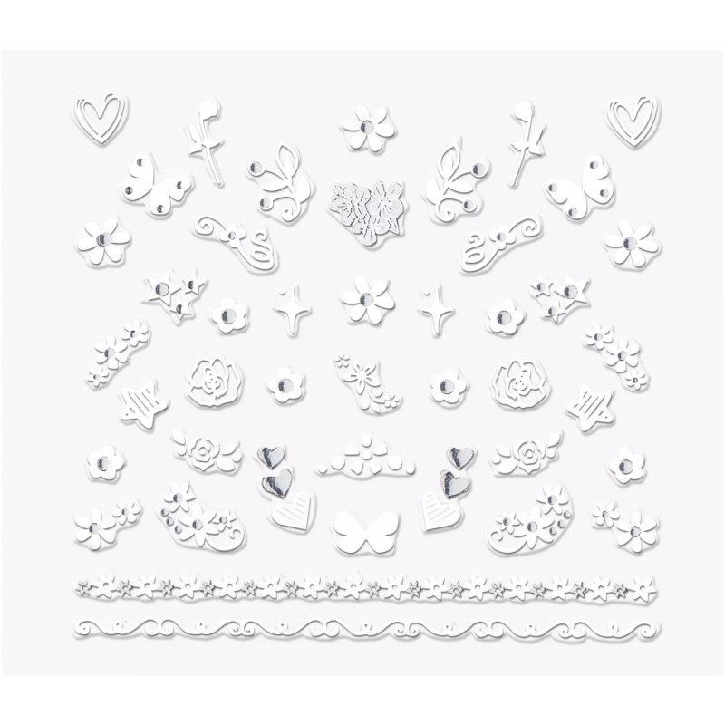 Essence Today's Mood Cute Nail Sticker White Covering Easy to Remove