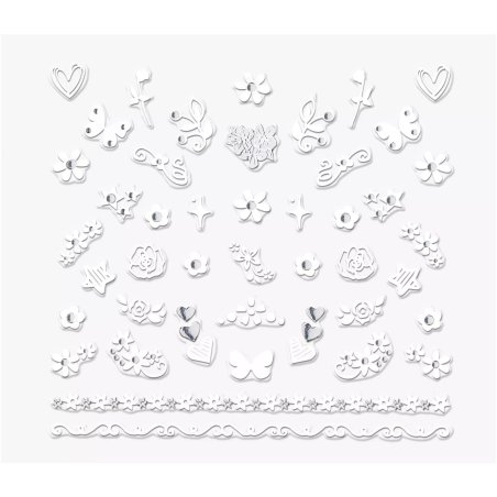 Essence Today's Mood Cute Nail Sticker White Covering Easy to Remove