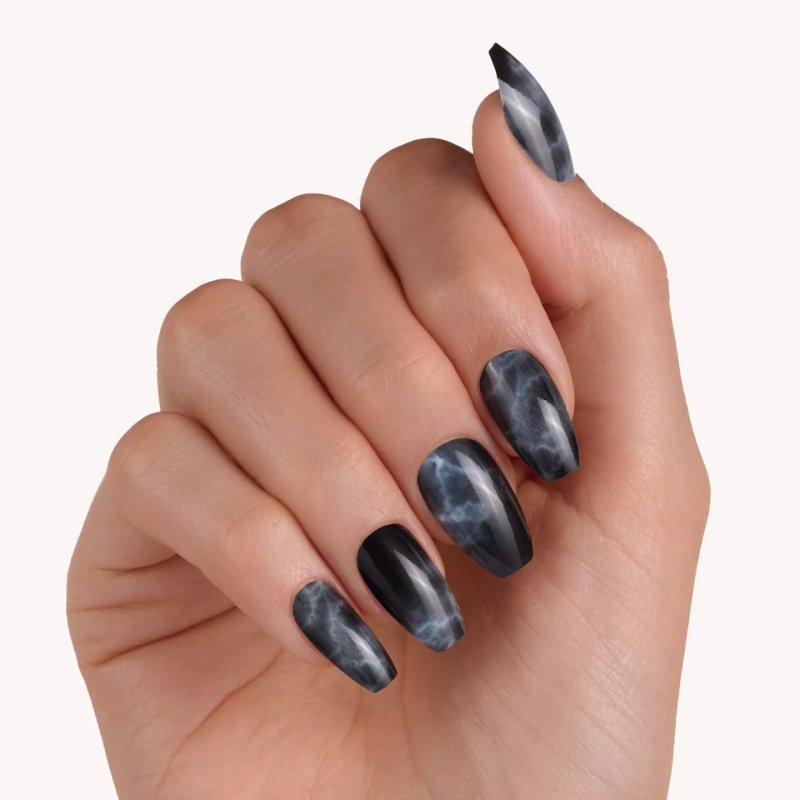 Essence nails in style Finger nails Black, Grey, White Pattern 12 pc(s)