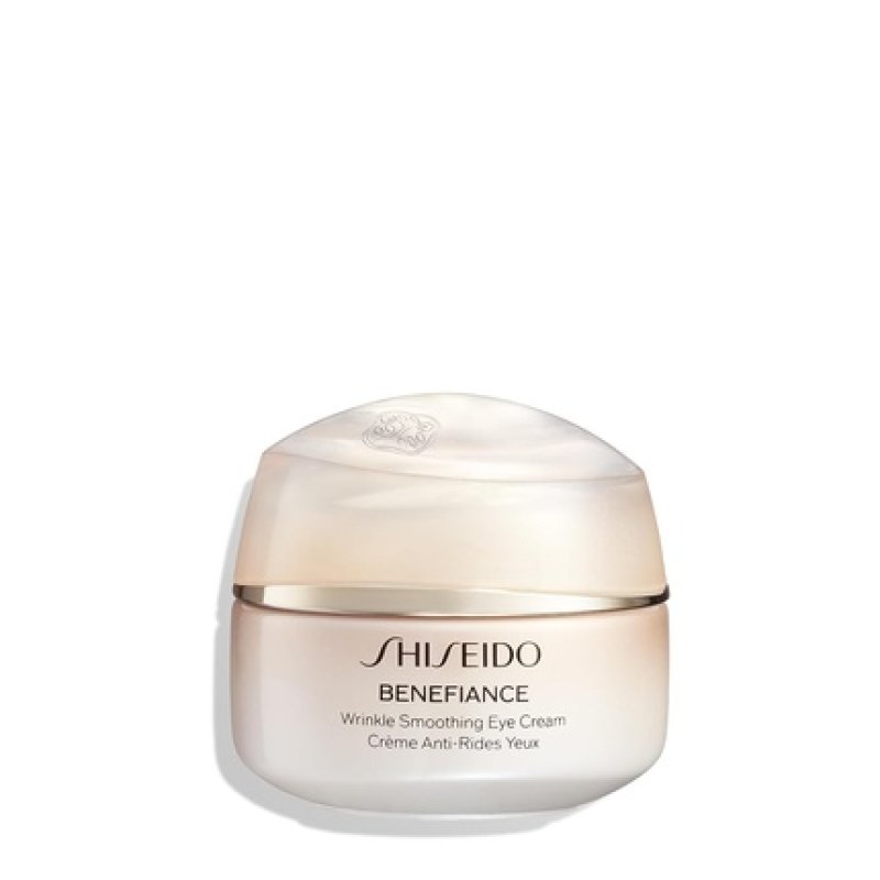 Shiseido Benefiance Wrinkle Smoothing Eye Cream 15ml - Visibly Improves Five Types of Eye Wrinkles, Dark Circles &