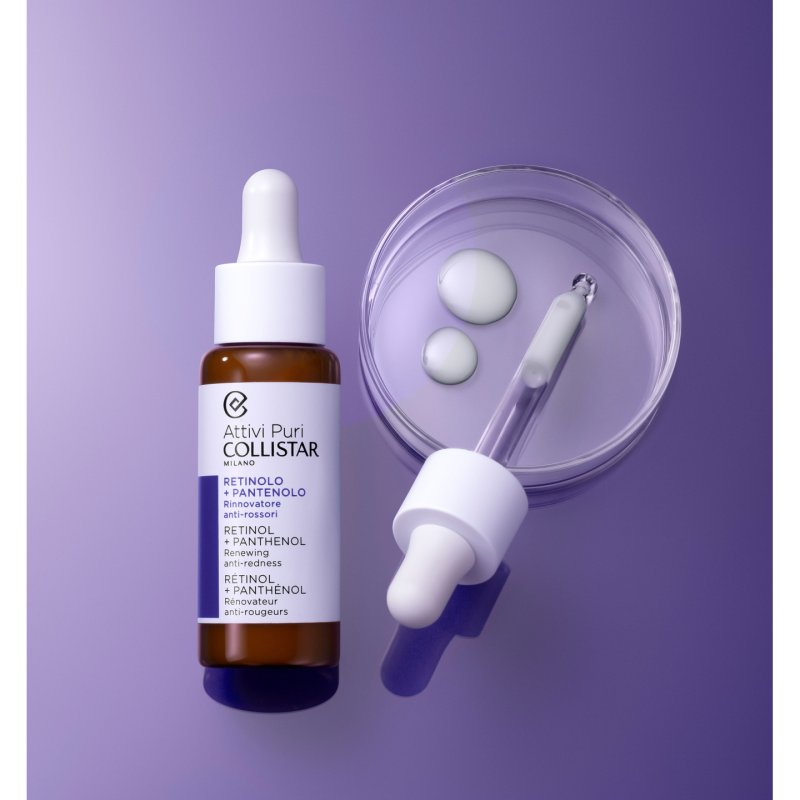 Collistar Attivi Puri Retinolo Pantenolo Gocce Concentré pour le visage 30 ml Femmes