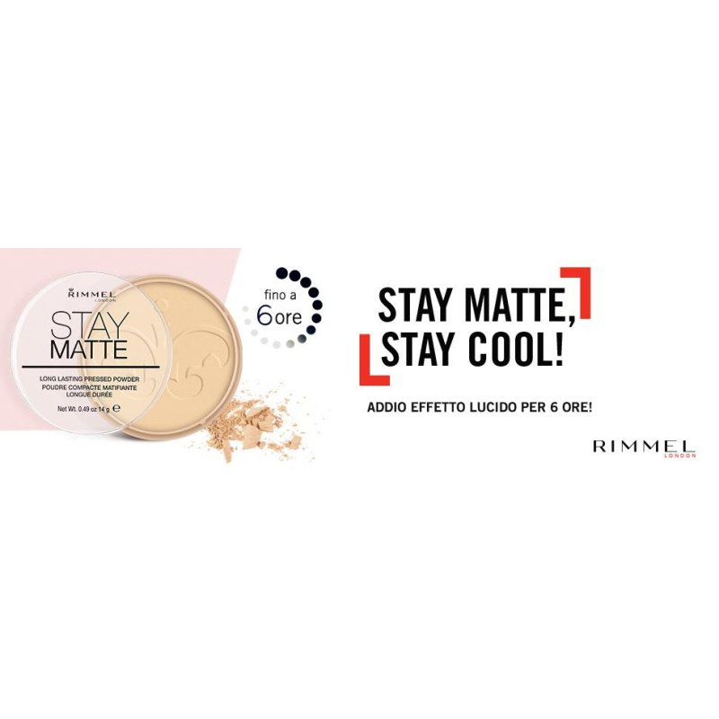 Rimmel Stay Matte Pressed Powder, Warm Beige, 14g