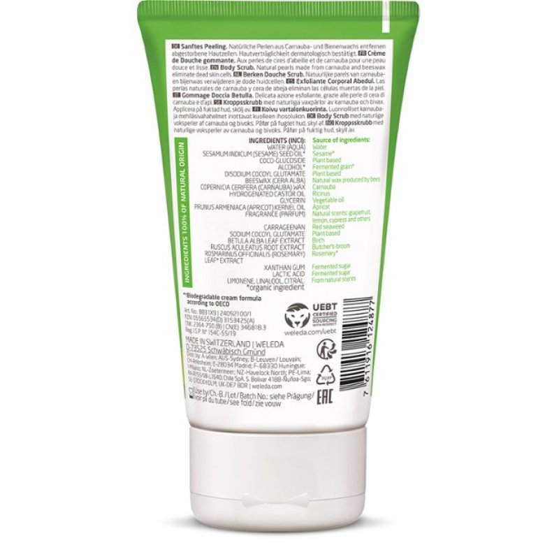 Weleda Pearl Scrub Gommage corporel 150 ml