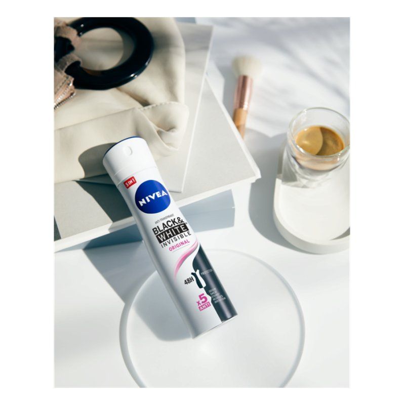 NIVEA Déodorant Anti-Transpirant Femme Spray Black&white Original