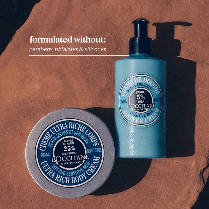 L'Occitane Shea 01CD250K2 gel douche et nettoyant pour le corps 250 ml Crème de douche Unisexe Corps et cheveux