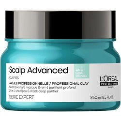 L'Oreal Professionnel Scalp Advanced, Professional Clay Anti-Oiliness 2-In-1 250ml