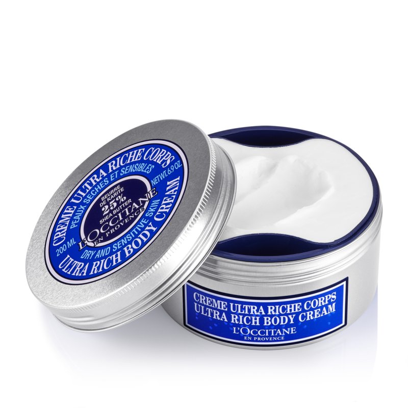 L'Occitane Shea Butter Ultra Rich Body Cream Moisturizing and Nourishing 200ml