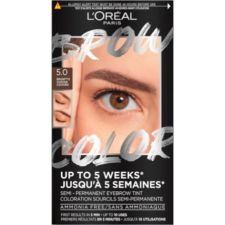 L'Oréal Paris Semi-Permanent Eyebrow Tint Lasts up to 5 Weeks Visible Results in 5 Minutes Ammonia Free Brow Colour