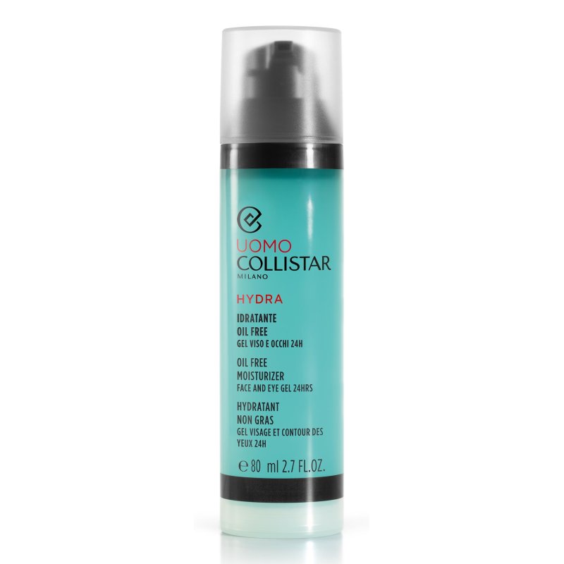 Collistar Uomo Hydra Oil Free Moisturizer crème hydratante pour le visage Hommes 80 ml Gel