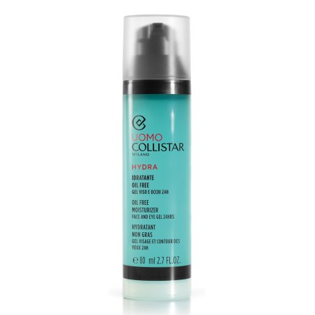 Collistar Uomo Hydra Oil Free Moisturizer crème hydratante pour le visage Hommes 80 ml Gel