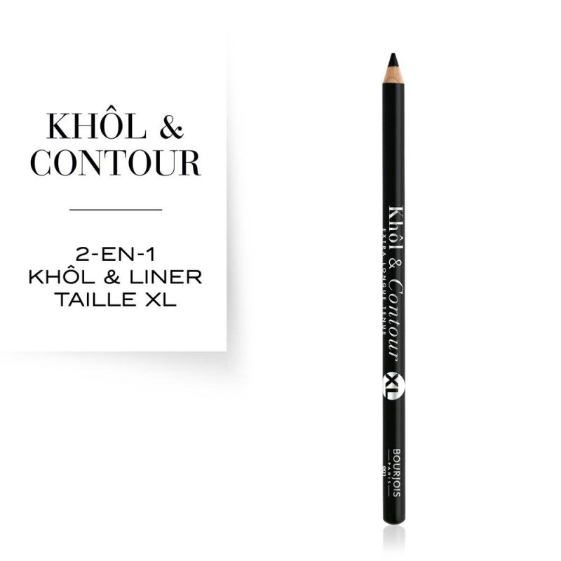 Paris Khol & Contour XL 001 Noir-issime 1.65g - Eye Pencil for Women Black