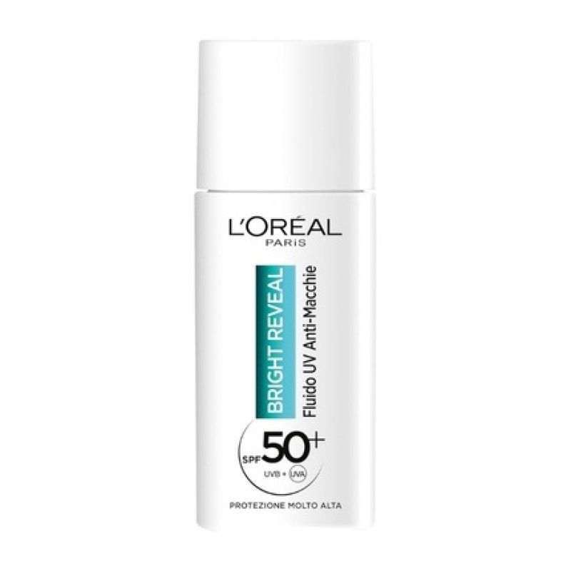 L'Oréal Paris UV Liquid Dirt-Repellent SPF 50 for All Skin Types Protection and Mild Spots with Niacinamide and