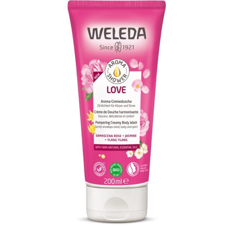 STOCKICX18 - Weleda Aroma Shower LOVE 200 ml Gel douche Unisexe Corps
