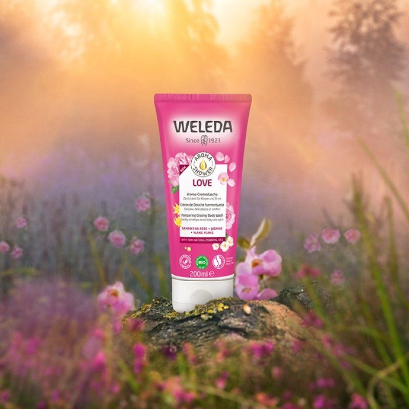 STOCKICX14 - Weleda Aroma Shower LOVE 200 ml Gel douche Unisexe Corps