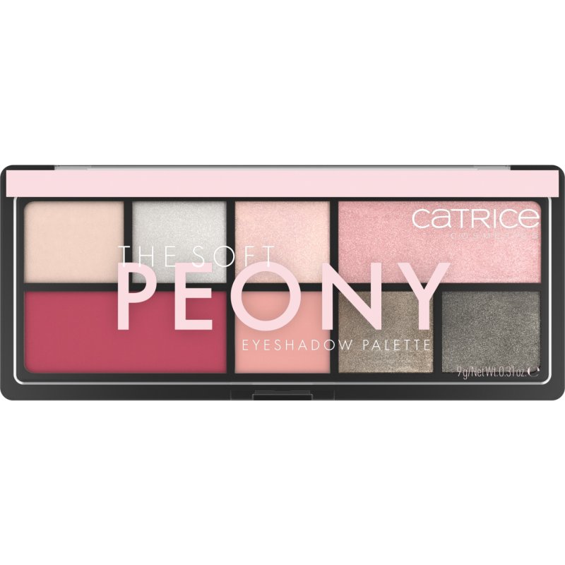CATRICE The Soft Peony Eyeshadow Palette eye shadow 9 g Matte, Shimmer