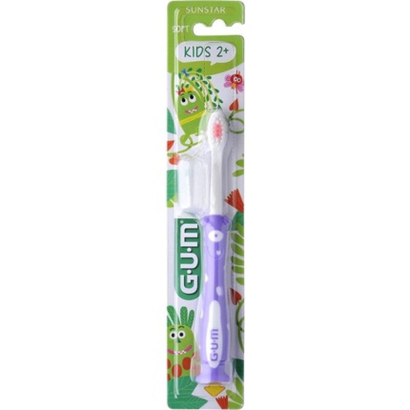 Gum 901 Kids Brush 3-6 Years Black Standard
