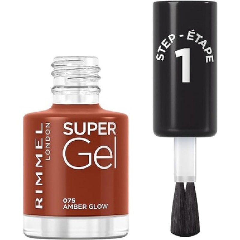 Rimmel Super Gel Nail Polish 075 Amber Glow