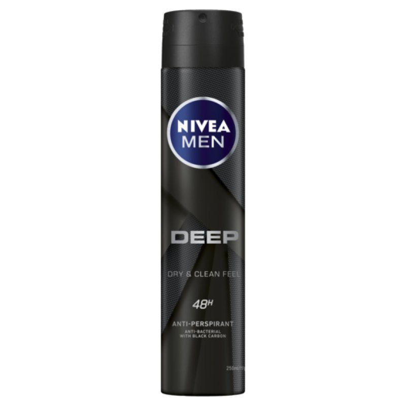 Nivea Men Deep Anti-Perspirant Deodorant Spray 250ml
