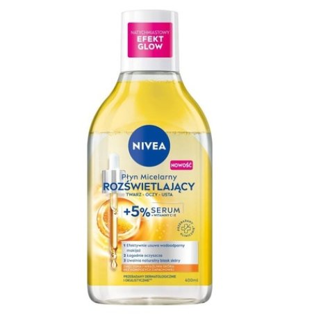 Nivea Micellar Cleansing Water For Sensitive And Tired Skin Illuminating 400ml