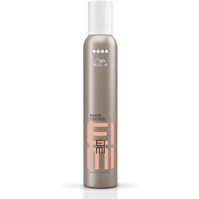 Wella Professionals EIMI Shape Control Hair Mousse Heat Protection Fruity Orchard Scent Level 4 Hold 500ml