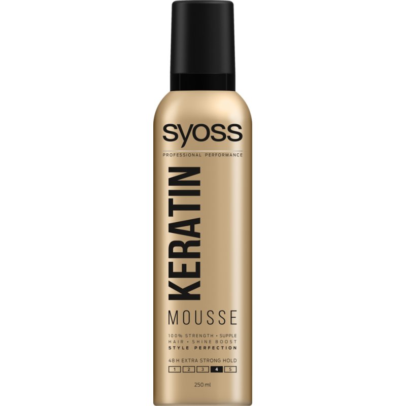 SYOSS KERATIN Mousse coiffante 250 ml Fixation