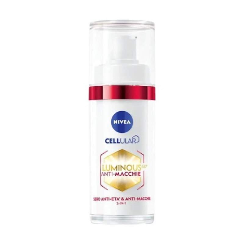 NIVEA Cellular Luminous630 Anti-Aging Serum 30ml - Collagen Booster Hyaluronic Acid Face Serum for Wrinkles and Aging