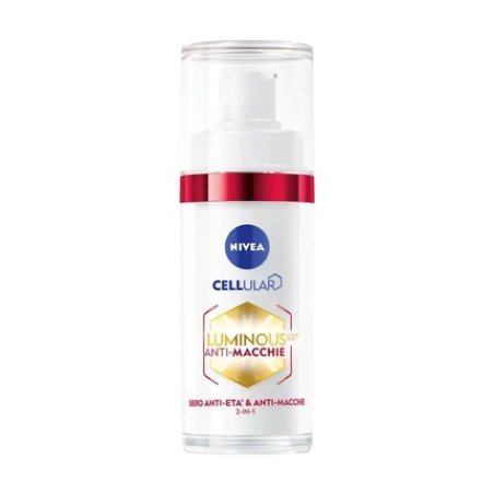 NIVEA Cellular Luminous630 Anti-Aging Serum 30ml - Collagen Booster Hyaluronic Acid Face Serum for Wrinkles and Aging