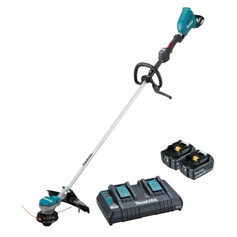 Makita DUR368LPT2 brush cutter/string trimmer 35 cm Battery Black Blue
