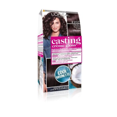 L'Oréal Paris Casting Creme Gloss Hair Dye 4102 Cool Chestnut