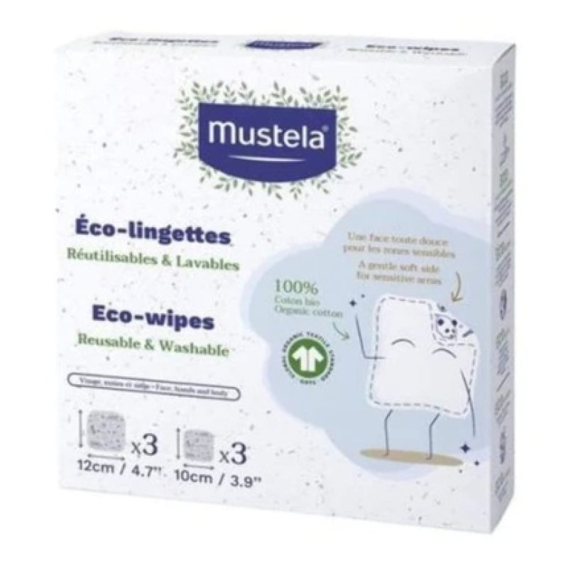 Mustela Eco Wipes Reusable and Washable