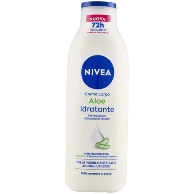 Nivea Moisturising Aloe Body Cream 250ml 72h Moisturiser