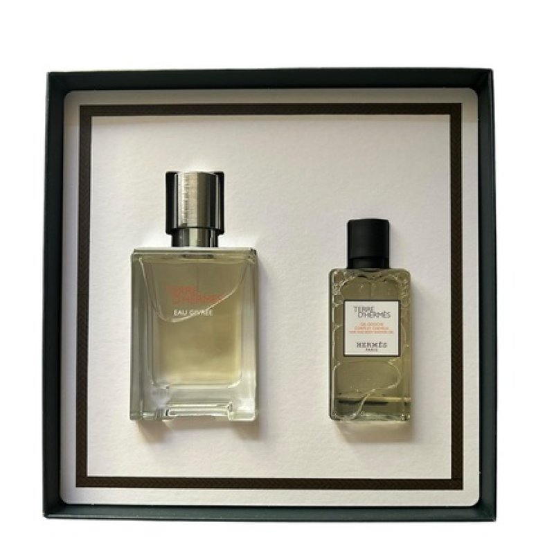 HERMÈS Gift Set Terre d'Hermès Eau Givrée Eau de Parfum 50ml Hair and Body Shower Gel 40ml