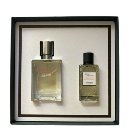HERMÈS Gift Set Terre d'Hermès Eau Givrée Eau de Parfum 50ml Hair and Body Shower Gel 40ml