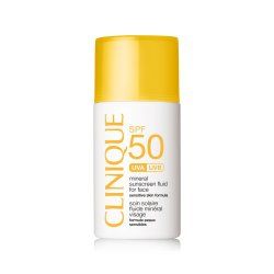Clinique SPF 50 Mineral Sunscreen Fluid For Face Crème d’écran solaire Visage 2 h Adultes