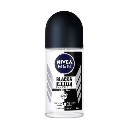 NIVEA BLACK & WHITE Hommes Déodorant roll-on 50 ml 1 pièce(s)
