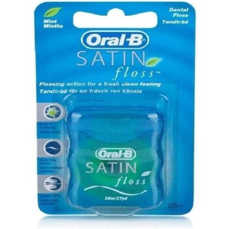 Oral-B Satin Dental Floss Mint Flavour 25m