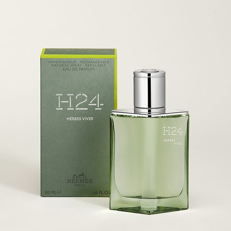 Hermes H24 Herbes Vives Eau De Parfum Spray for Men 1.6 Ounce