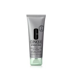 Clinique All About Clean 2-in-1 Charcoal Mask Scrub Masque de nettoyage Femmes 100 ml Crème
