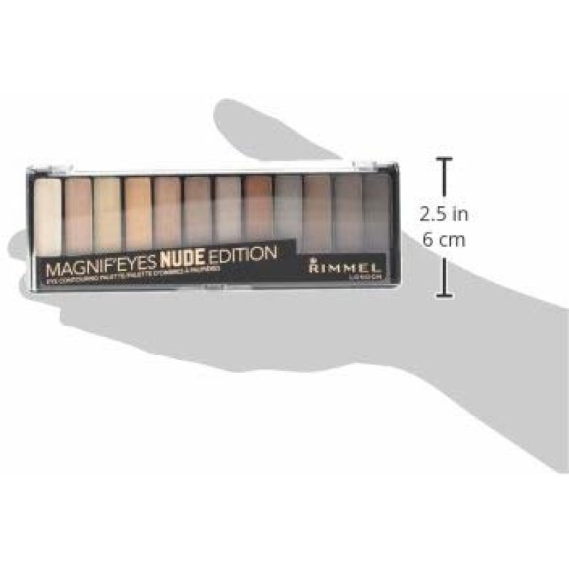Rimmel Magnif’Eyes Shadow Palette, 001 Nude Edition