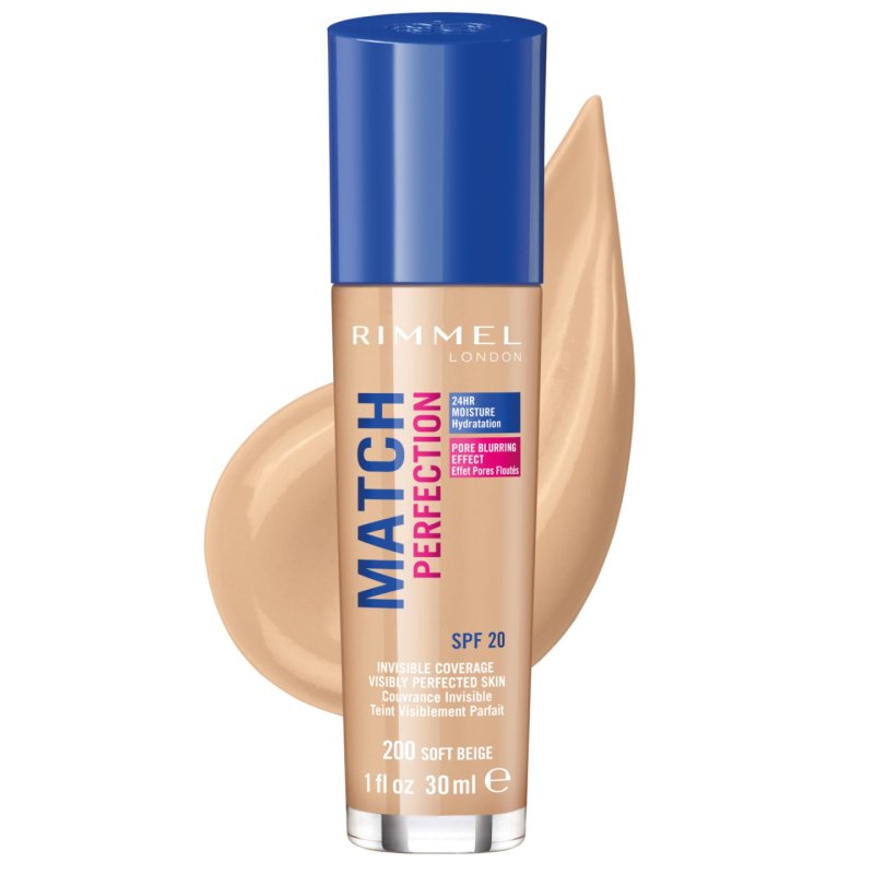 Rimmel Match Perfection Soft Beige 200 30ml