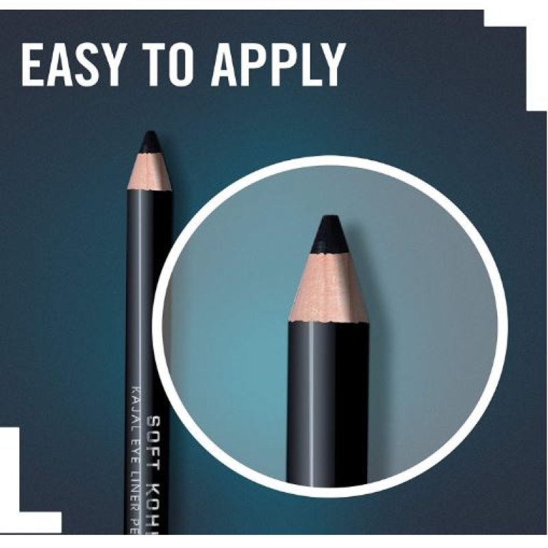 Rimmel Crayon Khôl Soft Khôl, 061 Jet Black, 1.2g