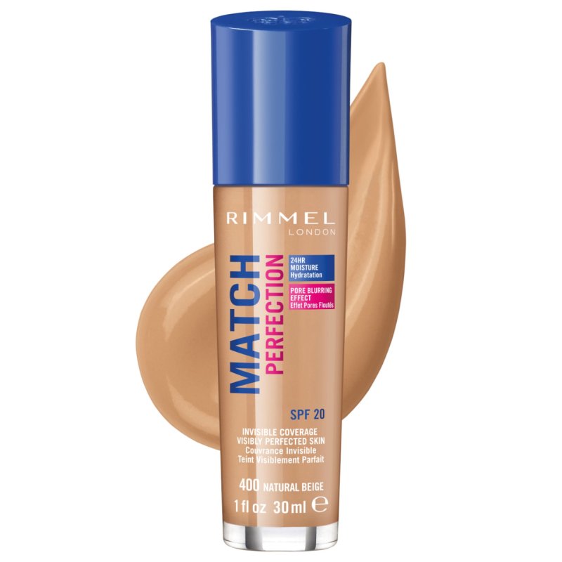 Rimmel Match Perfection 30 ml Flacon pompe Liquide 400 Natural Beige