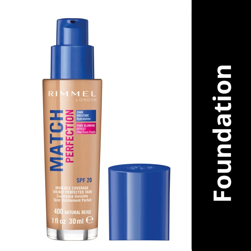 Rimmel Match Perfection 30 ml Flacon pompe Liquide 400 Natural Beige