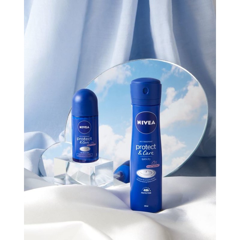 NIVEA Déodorant Anti-Transpirant Femme Spray Protect & Care