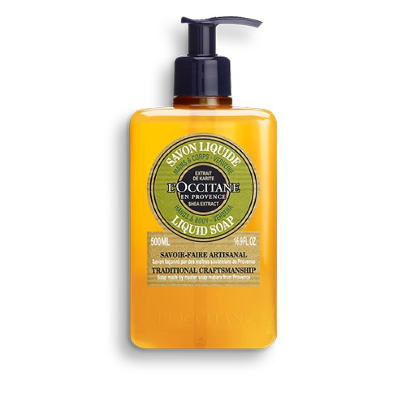 L'occitane Shea Butter Verbena Liquid Hands & Body Soap