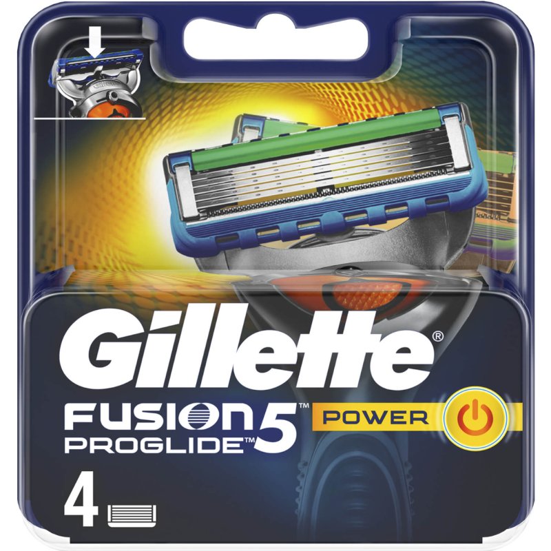 Gillette Fusion ProGlide Power lame de rasoir 4 pièce(s) Hommes