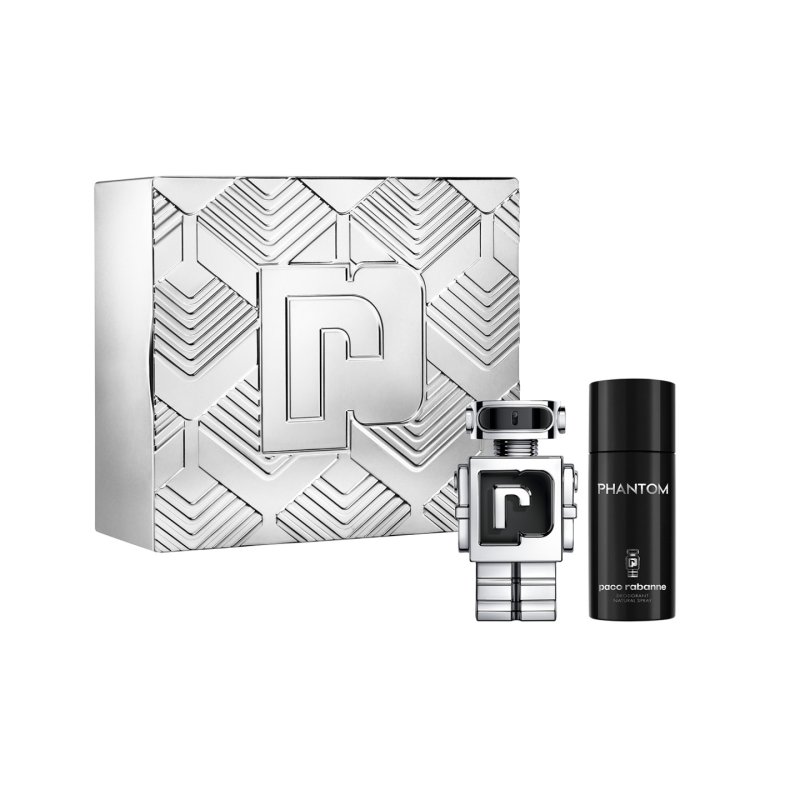 Paco Rabanne Phantom Set 100ml Eau de Toilette Spray 150ml Deodorant Spray